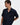 Wax London CLAYLAND SS SHIRT TEXTURED INTERLOCK NAVY - KYOTO - Wax London