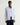 Wax London COREY LS SHIRT TWISTED STRIPE SKY BLUE - KYOTO - Wax London