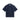 Wax London CURZON SS SHIRT GRID MOTIF APPLIQUE NAVY - KYOTO - Wax London