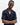 Wax London CURZON SS SHIRT GRID MOTIF APPLIQUE NAVY - KYOTO - Wax London