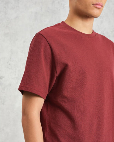 Wax London DEAN SS TEE JOLT Burgundy - KYOTO - Wax London