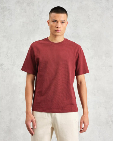 Wax London DEAN SS TEE JOLT Burgundy - KYOTO - Wax London