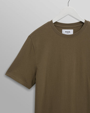 Wax London DEAN SS TEE JOLT KHAKI BROWN - KYOTO - Wax London