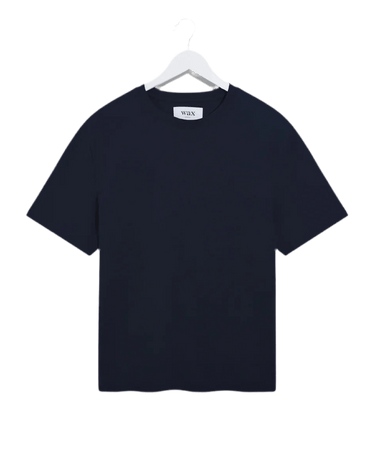 Wax London DEAN SS TEE JOLT NAVY - KYOTO - Wax London