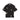 Wax London DIDCOT SS SHIRT APPLIQUE SCRIBBLE BLACK / ECRU - KYOTO - Wax London