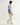 Wax London DIDCOT SS SHIRT SEERSUCKER STRIPE BLUE/ECRU - KYOTO - Wax London