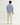 Wax London DIDCOT SS SHIRT SEERSUCKER STRIPE BLUE/ECRU - KYOTO - Wax London