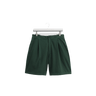 Wax London FULLER SHORT COTTON SEERSUCKER FOREST GREEN - KYOTO - Wax London