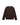 Wax London HAYDEN L/S TEE EMORISED COTTON DARK BROWN - KYOTO - Wax London