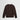 Wax London HAYDEN L/S TEE EMORISED COTTON DARK BROWN