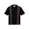 Wax London IVY SHIRT COTTON STRIPE BLACK / MULTI - KYOTO - Wax London