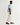 Wax London KEATS SS SHIRT DAHLIA EMBROIDERY LIGHT BLUE / RUST - KYOTO - Wax London