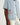 Wax London KEATS SS SHIRT DAHLIA EMBROIDERY LIGHT BLUE / RUST - KYOTO - Wax London