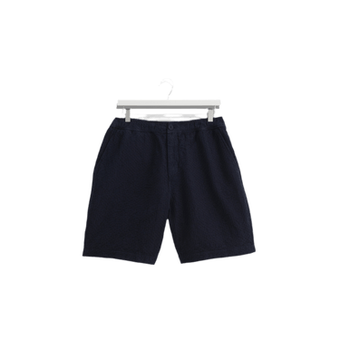 Wax London KURT SHORT HONEYCOMB DOBBY NAVY - KYOTO - Wax London