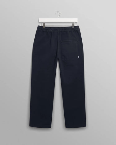 Wax London KURT TROUSER ORG COTTON TWILL NAVY - KYOTO - Wax London