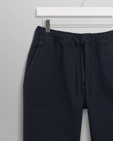 Wax London KURT TROUSER ORG COTTON TWILL NAVY - KYOTO - Wax London