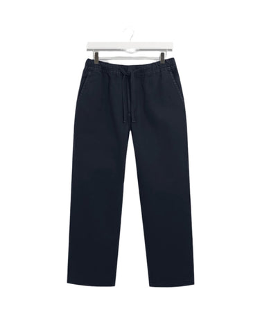 Wax London KURT TROUSER ORG COTTON TWILL NAVY - KYOTO - Wax London