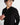Wax London LENNOX ZIP POLO MILANO RIPPLE STRIPE BLACK - KYOTO - Wax London