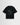 Wax London MILTON SS TEE WAX COVE WASHED BLACK - KYOTO - Wax London