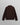 Wax London ROMER OVERSHIRT HEAVY CRINKLE COTTON DARK BROWN - KYOTO - Wax London