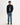 Wax London SHELLY L/S SHIRT DOBBY CHECK NAVY / BLACK - KYOTO - Wax London