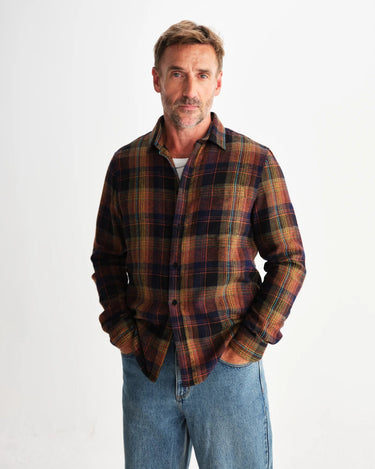 Wax London SHELLY SHIRT FLANNEL CHECK MULTI - KYOTO - Wax London