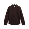 Wax London SHELLY SHIRT SEERSUCKER CORD DARK BROWN - KYOTO - Wax London
