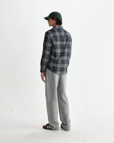 Wax London SHELLY SHIRT SEERSUCKER FLANNEL NAVY / MULTI - KYOTO - Wax London