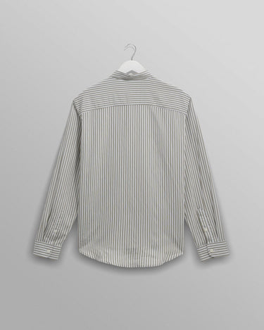 Wax London SHELLY SHIRT VISCOSE BLEND STRIPE SAGE - KYOTO - Wax London