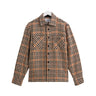 Wax London WHITING OVERSHIRT HOUNDSTOOTH WEAVE NATURAL - KYOTO - Wax London