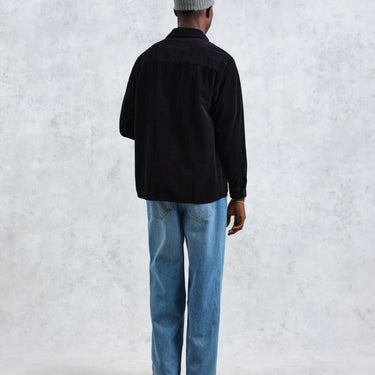 Wax London WHITING OVERSHIRT JUMBO CORD NAVY - KYOTO - Wax London