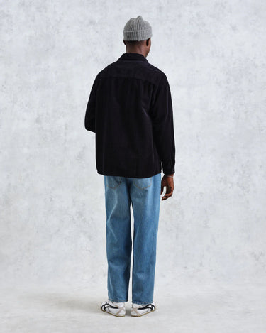 Wax London WHITING OVERSHIRT JUMBO CORD NAVY - KYOTO - Wax London