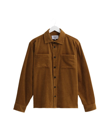 Wax London WHITING OVERSHIRT JUMBO CORD OCHRE - KYOTO - Wax London