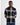Wax London WHITING OVERSHIRT OVERSIZE GRID BLACK - KYOTO - Wax London