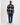 Wax London WHITING OVERSHIRT OVERSIZE GRID BLACK - KYOTO - Wax London