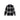Wax London WHITING OVERSHIRT OVERSIZE GRID BLACK
