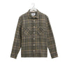 Wax London WHITING OVERSHIRT WOOL BLEND CHECK GREEN - KYOTO - Wax London