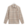 Wax London WHITING OVERSHIRT YARD CHECK ECRU / MULTI - KYOTO - Wax London