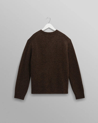 Wax London WILDE CREW FLUFFY WOOL BLEND BROWN - KYOTO - Wax London