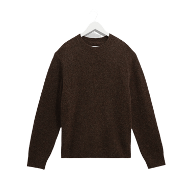 Wax London WILDE CREW FLUFFY WOOL BLEND BROWN - KYOTO - Wax London