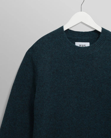 Wax London WILDE CREW FLUFFY WOOL BLEND TEAL - KYOTO - Wax London