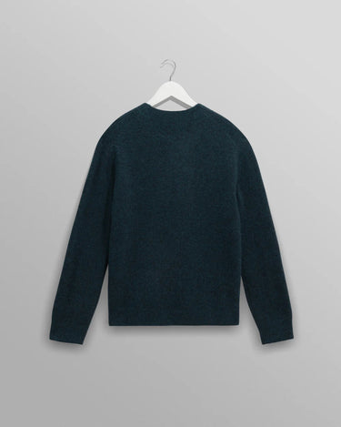 Wax London WILDE CREW FLUFFY WOOL BLEND TEAL - KYOTO - Wax London