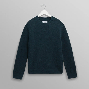 Wax London WILDE CREW FLUFFY WOOL BLEND TEAL - KYOTO - Wax London