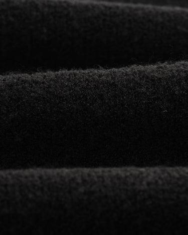 Wax London WILDE CREW PLAIN JERSEY BOUCLE BLACK - KYOTO - Wax London