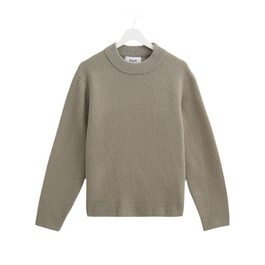 Wax London WILDE CREW PLAIN JERSEY BOUCLE GREEN - KYOTO - Wax London