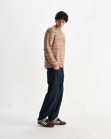 Wax London WILDE CREW SPACE DYE PINK / MULTI - KYOTO - Wax London
