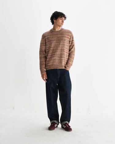 Wax London WILDE CREW SPACE DYE PINK / MULTI - KYOTO - Wax London