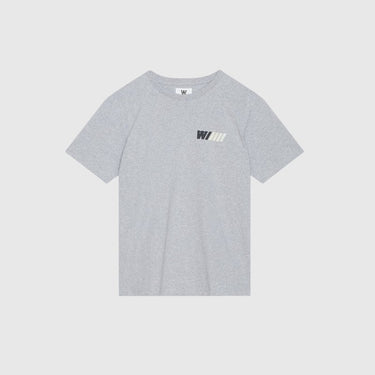 Wood Wood Ace Dealership T-shirt Grey Melange - KYOTO - Wood Wood