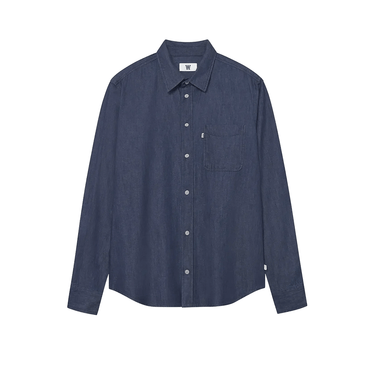 Wood Wood Adrian shirt 25237 Dark blue denim - KYOTO - Wood Wood