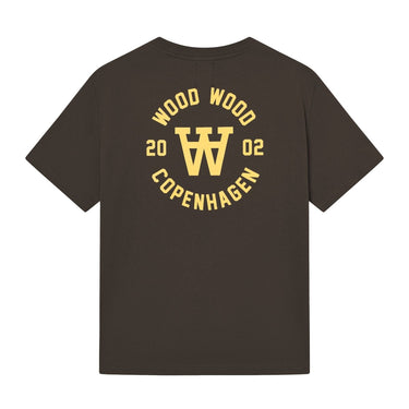 Wood Wood Asa seal Licorice Brown t-shirts - KYOTO - Wood Wood